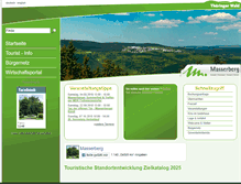 Tablet Screenshot of masserberg.de